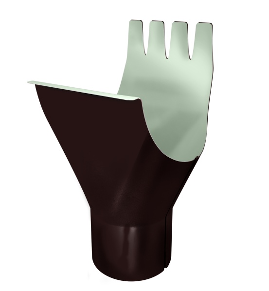 Воронка желоба Grand Line Ø 150/100 мм PE, RAL 8017