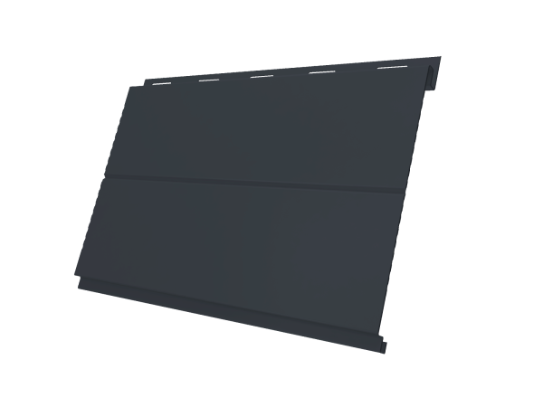 Металлический сайдинг Grand Line, Вертикаль Line 0.5 мм, Atlas X, RAL 7024