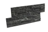 Кварцит, 3D панель из камня, 600х150 мм, Classic Black Quartz, 8 шт/уп