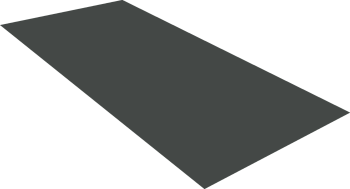 Плоский лист GL, 1250 х 2000 мм, с пленкой 0.5 мм, Satin, RAL 7016