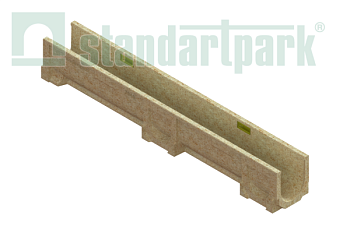 Лоток водоотводный Standartpark, CompoMax Basic, DN100, h150, арт: 7040
