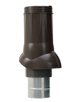 Вентиляционный выход Gervent Static 125/ИЗ/160 мм темно-коричневый