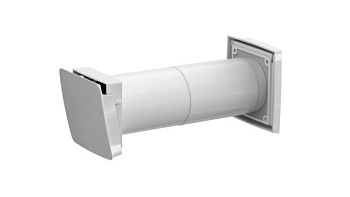 Приточный клапан Vilpe, Wive 100, c термостатом, фильтром и вент. решёткой бежевый