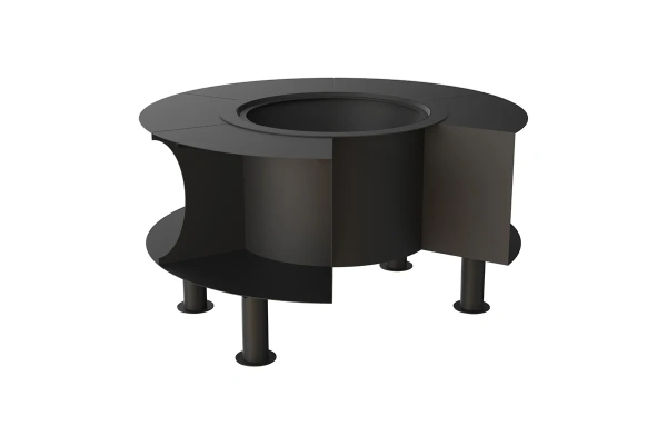 Костровая чаша Пантеон, Ø1190 мм, Н=650 мм, сталь 4 мм