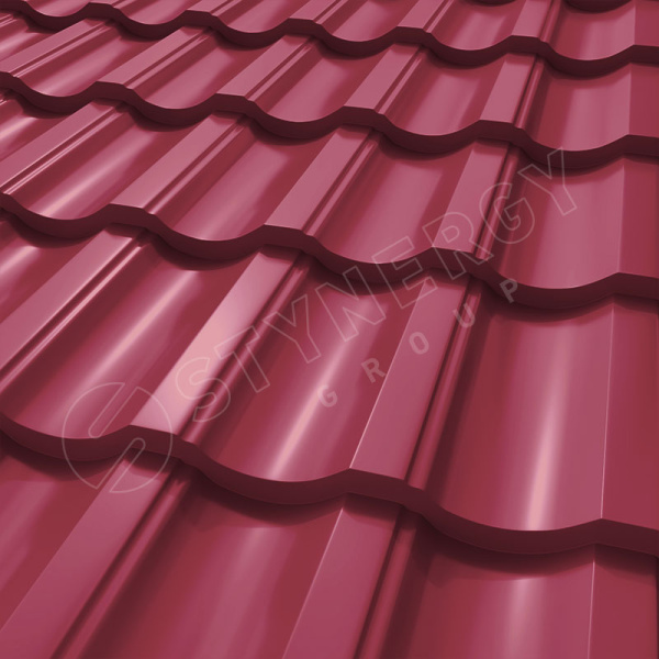 Металлочерепица Stynergy, Garda 0.5 мм, Corundum, RAL 3003