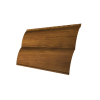 Металлический сайдинг Grand Line, Блок-хаус новый 0.45 мм, Print Elite, Golden Wood TwinColor
