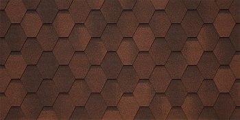 Битумная черепица Tegola Comfort, Garda цвет: pelle 227, 2.86 м² / уп.