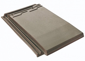 Керамическая черепица Rongguan Flat, цвет: светло-серый