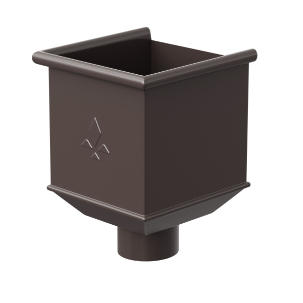 Воронка водосборная, прямоугольная Aquasystem Премиум Ø150/100 мм, PU, RR 32