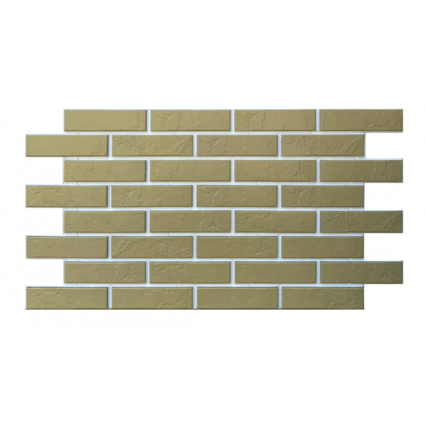 Термопанель рядовая Европа с плиткой Keramin, 1020х600 мм, 60 мм ППС, гладкий, цвет: Техас 3