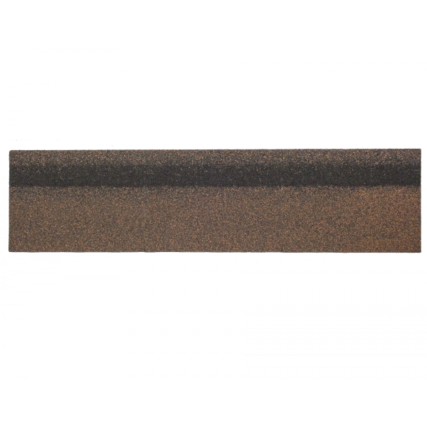 Конек / карниз Shinglas, 12 / 20 п.м серия Фокстрот, цвет: кедр