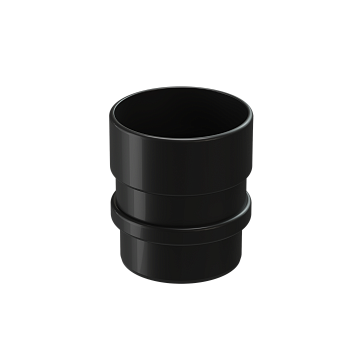 Муфта трубы соединительная, Docke Lux, Ø100 мм, цвет: карбон