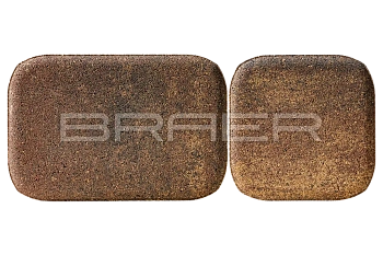 Тротуарная плитка Braer Классико Дуо 40 мм 115х115, 172х115 мм, цвет: Color Mix Мальва