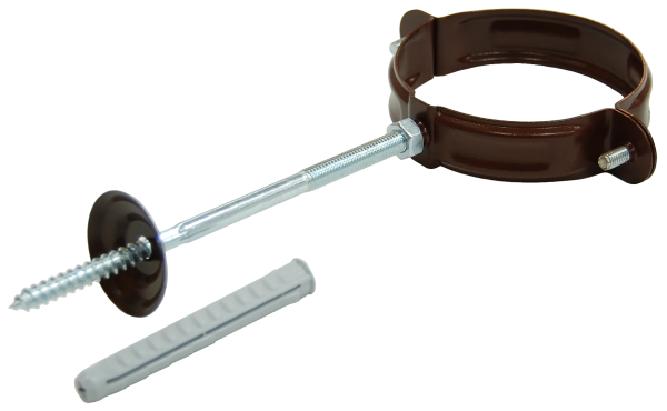 Хомут трубы Grand Line 100 мм, PU, RAL 8017