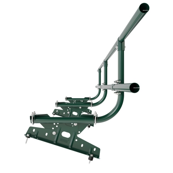 Ограждение кровельное для металлочерепицы Borge, H=600 мм, L= 3000 мм RAL 6005