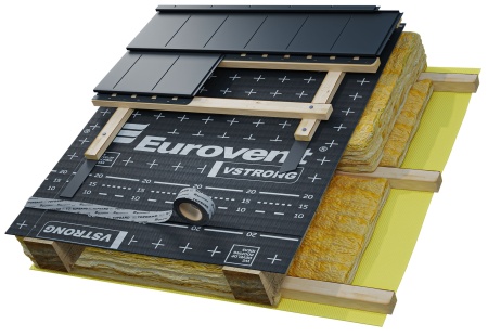 Eurovent VSTRONG 200 г/м², супердиффузионная мембрана, 75 м²