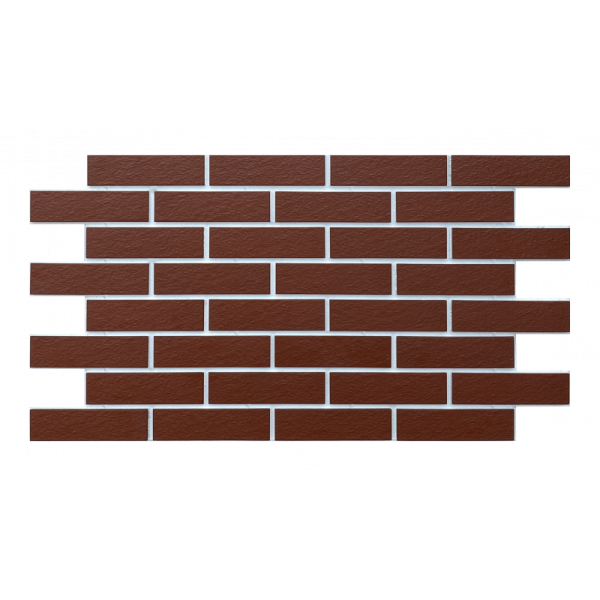 Термопанель рядовая Европа с плиткой Keramin, 1020х600 мм, 60 мм ППС, рельефный, цвет: Амстердам 2