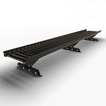 Мостик кровельный для фальцевой кровли Roofsystems Prestige Next фальц, L=2450 мм RAL 8019