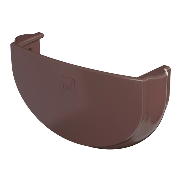 Заглушка желоба, Технониколь оптима Ø 120 мм, цвет: коричневый