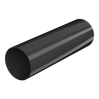 Труба водосточная, Технониколь пвх, стандарт Ø82 мм, L=3000 мм, цвет: черный