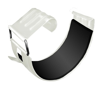 Соединитель желоба Grand Line Ø 125 мм PE, RAL 9003