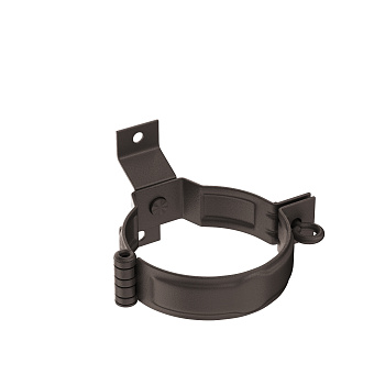 Хомут трубы под дерево с комплектом крепления, Aquasystem Премиум Ø 90 мм, PU Matt, RR 32