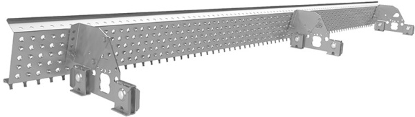 Снегозадержатель решетчатый для фальцевой кровли с зубчатым краем Orima VLE2H, L=2460 мм RR 33