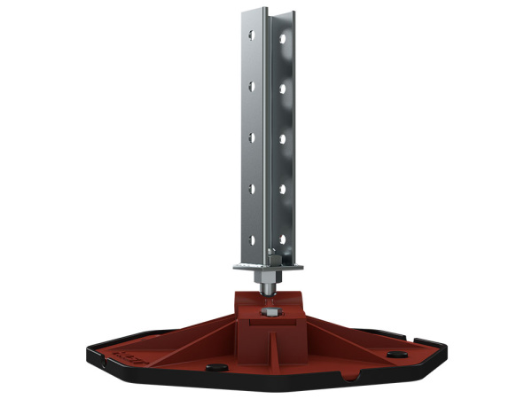 Кровельная поворотная опора HILST Platform, MV с корректором угла наклона до 15°