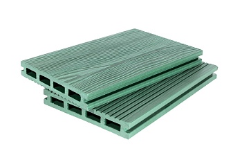 Террасная доска Grand Line 3D 140 мм, L= 3000 мм цвет: зеленый