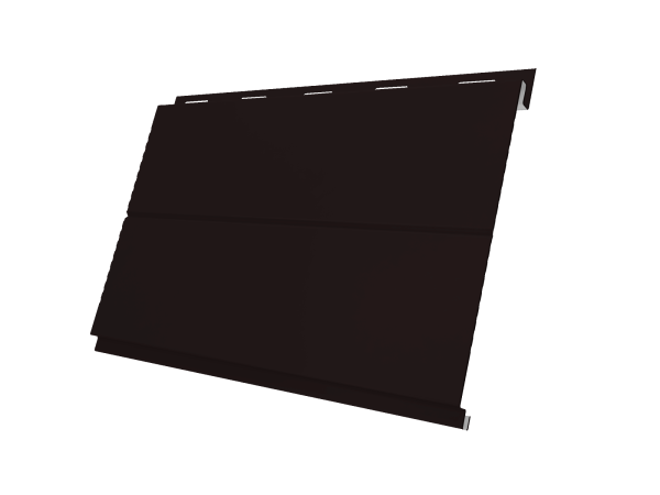 Металлический сайдинг Grand Line, Вертикаль Line 0.45 мм, Drap, RAL 9005