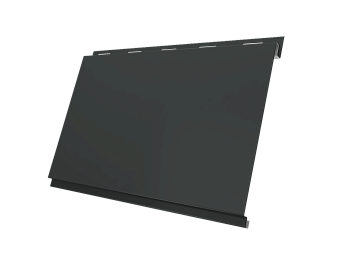 Металлический сайдинг Grand Line, Вертикаль Classic 0.5 мм, PurPro Matt 275, RAL 7016