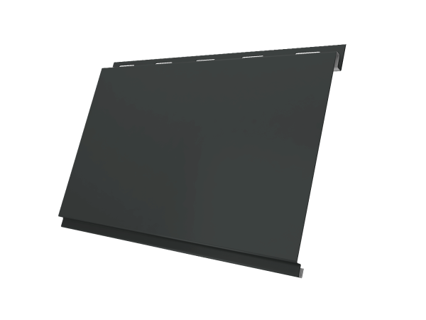 Металлический сайдинг Grand Line, Вертикаль Classic 0.5 мм, PurPro Matt 275, RAL 7016