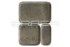 Тротуарная плитка Braer Классико 60 мм 57х115, 115х115, 172х115 мм, цвет: Color Mix Туман