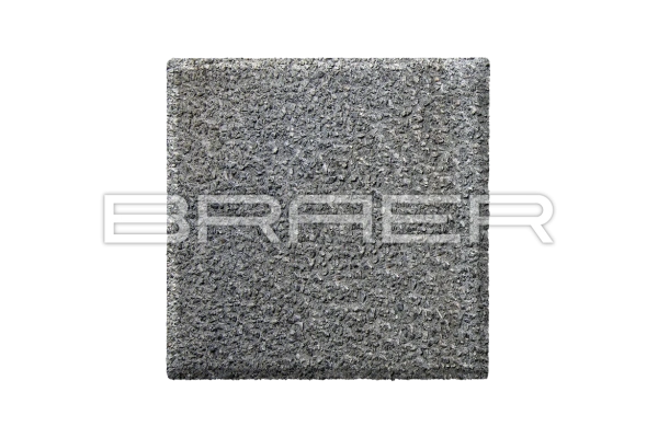 Тротуарная плитка Braer Лувр 60 мм 200х200 мм, цвет: Гранит на сером