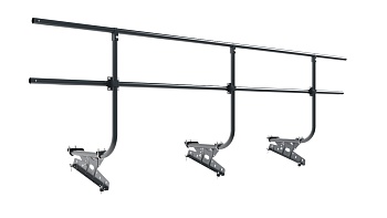 Ограждение кровельное для металлочерепицы Borge, H=900 мм, L= 3000 мм RAL 7016