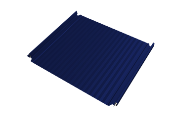 Кликфальц Double Pro Gofr Grand Line 0.45 мм, PE, RAL 5002