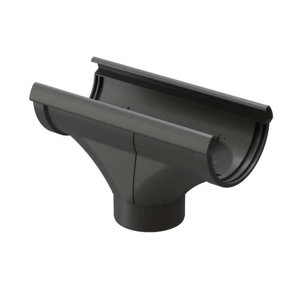 Воронка водосточная Docke Lux, Ø140/100 мм, цвет: графит