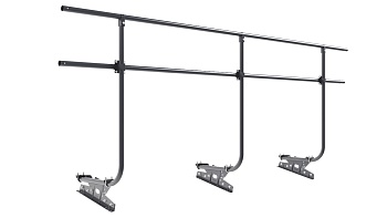 Ограждение кровельное для фальцевой кровли Borge, H=1200 мм, L= 3000 мм RAL 7024