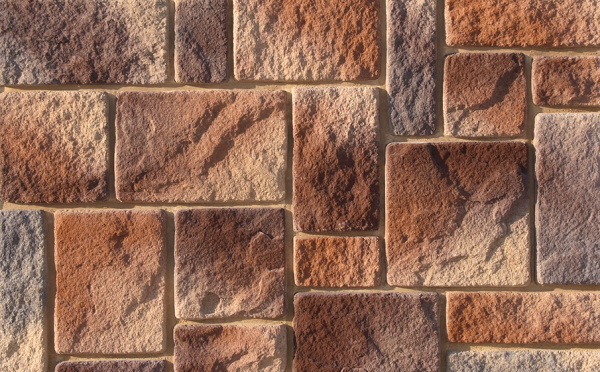 Фасадная плитка White Hills Девон под Камень, цвет: 420-40 / коричневый