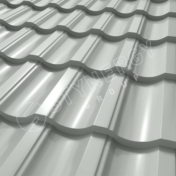 Металлочерепица Stynergy, Garda 0.5 мм, Corundum, RAL 9003