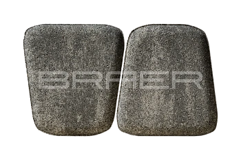 Тротуарная плитка Braer Классико круговая 60 мм 73х110х115 мм, цвет: Color Mix Туман