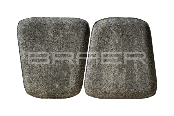 Тротуарная плитка Braer Классико круговая 60 мм 73х110х115 мм, цвет: Color Mix Туман