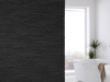 Сланец, 3D панель из камня, 600х150 мм, Pencil Black Waterfall