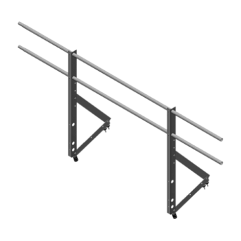 Ограждение универсальное Optima, Н=1200 мм, L=2000 мм, RAL 7004