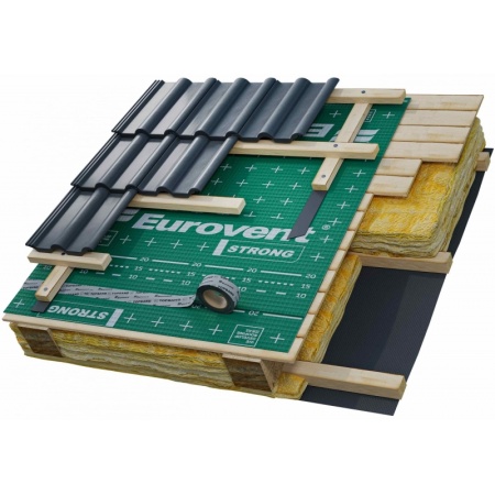 Eurovent STRONG 160 г/м², диффузионная мембрана, 75 м²