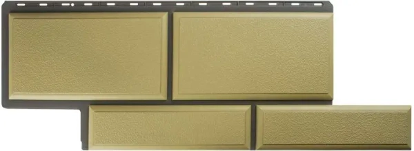 Фасадные панели Альта Профиль, Флорентийский камень, 1260 х 450 мм цвет: песчаный