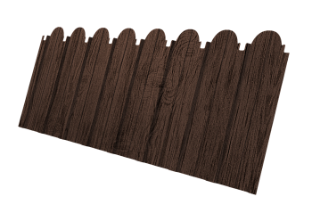 Профилированный лист GL C10 A фигурный, 0.45 мм, Print Premium, Antique Wood TwinColor Профилированный лист GL C10 A фигурный, 0.45 мм, Print Premium, Antique Wood TwinColor