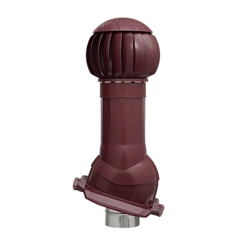 Комплект вентиляции Gervent для профлиста-21 150/ИЗ/160 мм бордовый