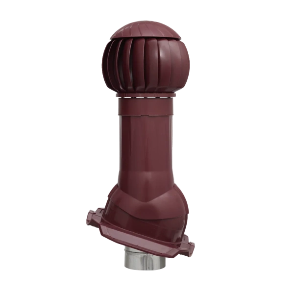 Комплект вентиляции Gervent для профлиста-21 150/ИЗ/160 мм бордовый