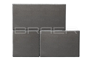 Тротуарная плитка Braer Триада 60 мм 300х300, 450х300, 600х300 мм, цвет: серый